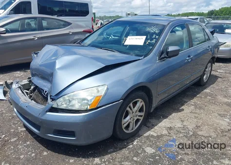 2007 Honda Accord 2.4 Ex из США, поврежденный, VIN 1HGCM56787A097781